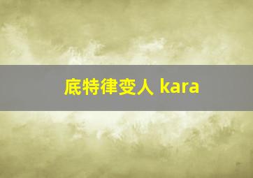 底特律变人 kara